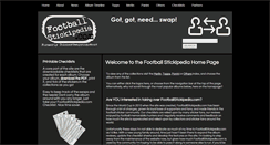 Desktop Screenshot of footballstickipedia.com